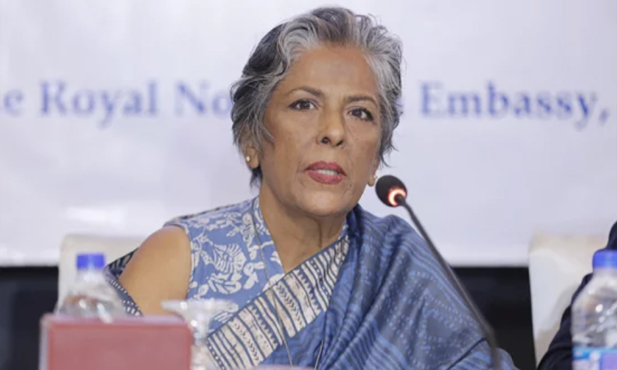 সমাজকল্যাণ ও মহিলা এবং শিশুবিষয়ক উপদেষ্টা শারমীন এস মুরশিদ। ছবি- সংগৃহীত