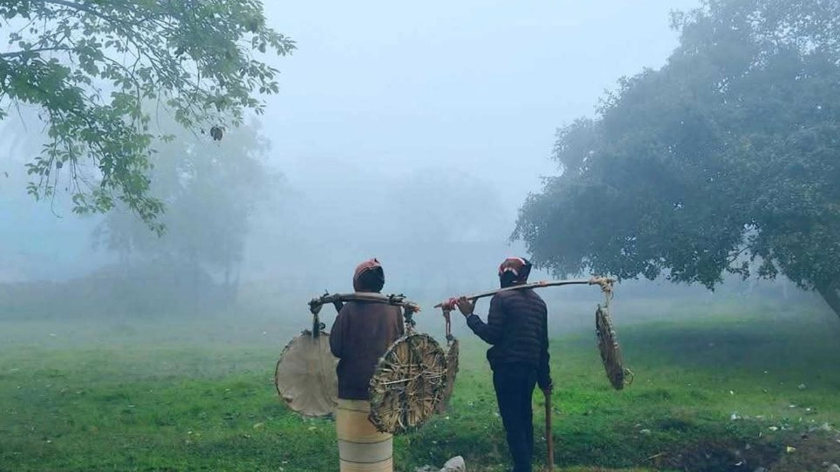 শৈত্যপ্রবাহের কবলে জনজীবন। পুরোনো ছবি
