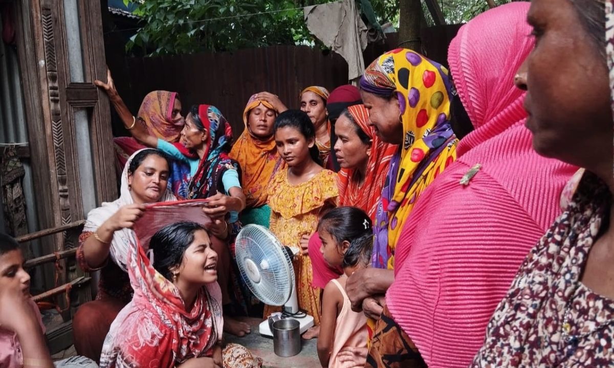মৃত শিশুদের পরিবারে চলছে আহাজারি। ছবি- রূপালী বাংলাদেশ