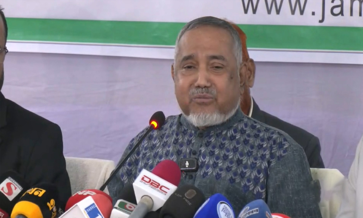 জামায়াতে ইসলামীর নায়েবে আমির সৈয়দ আবদুল্লাহ মো. তাহের। ছবি : সংগৃহীত