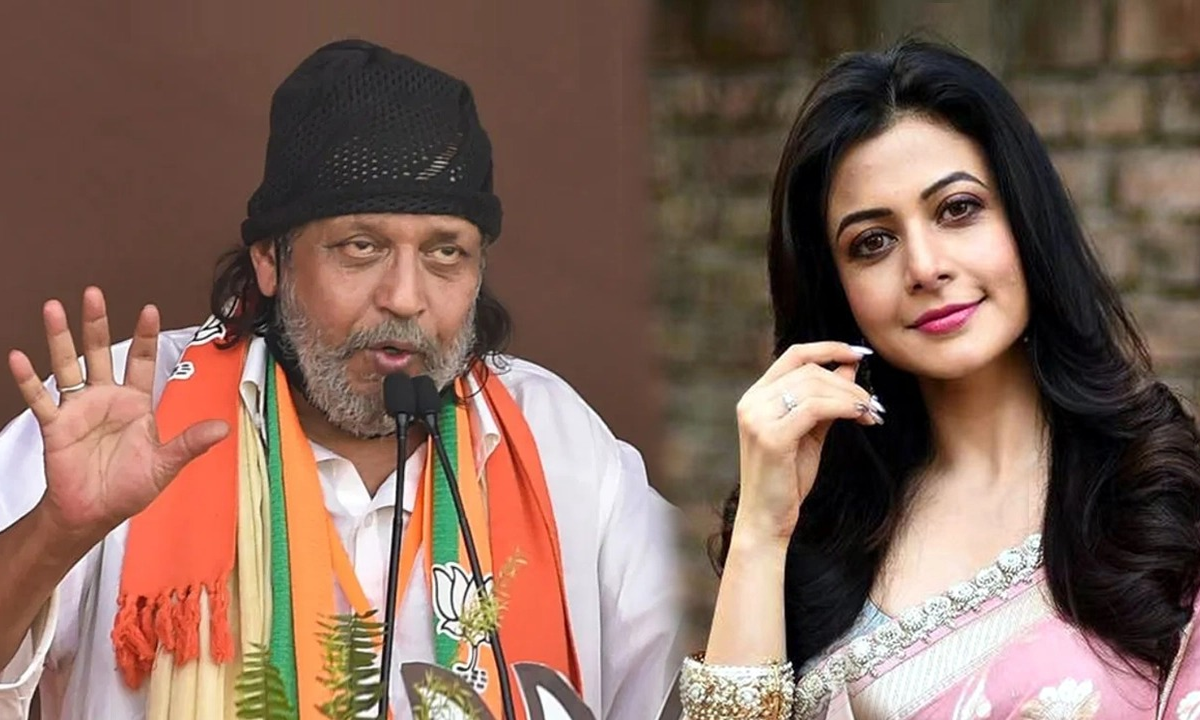 মিঠুন চক্রবর্তী ও কোয়েল মল্লিক। ছবি : সংগৃহীত