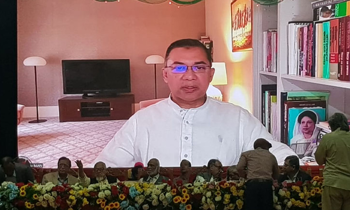 বিএনপির ভারপ্রাপ্ত চেয়ারম্যান তারেক রহমান। ছবি- সংগৃহীত