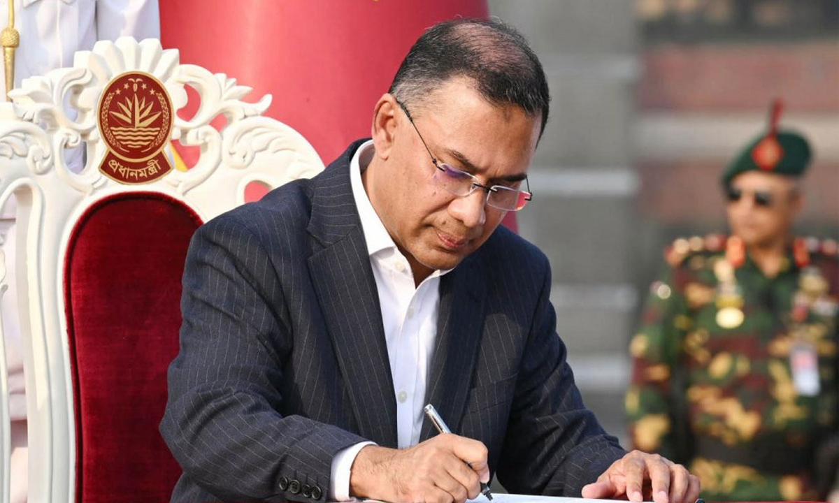 প্রধানমন্ত্রী তারেক রহমান। ছবি : সংগৃহীত