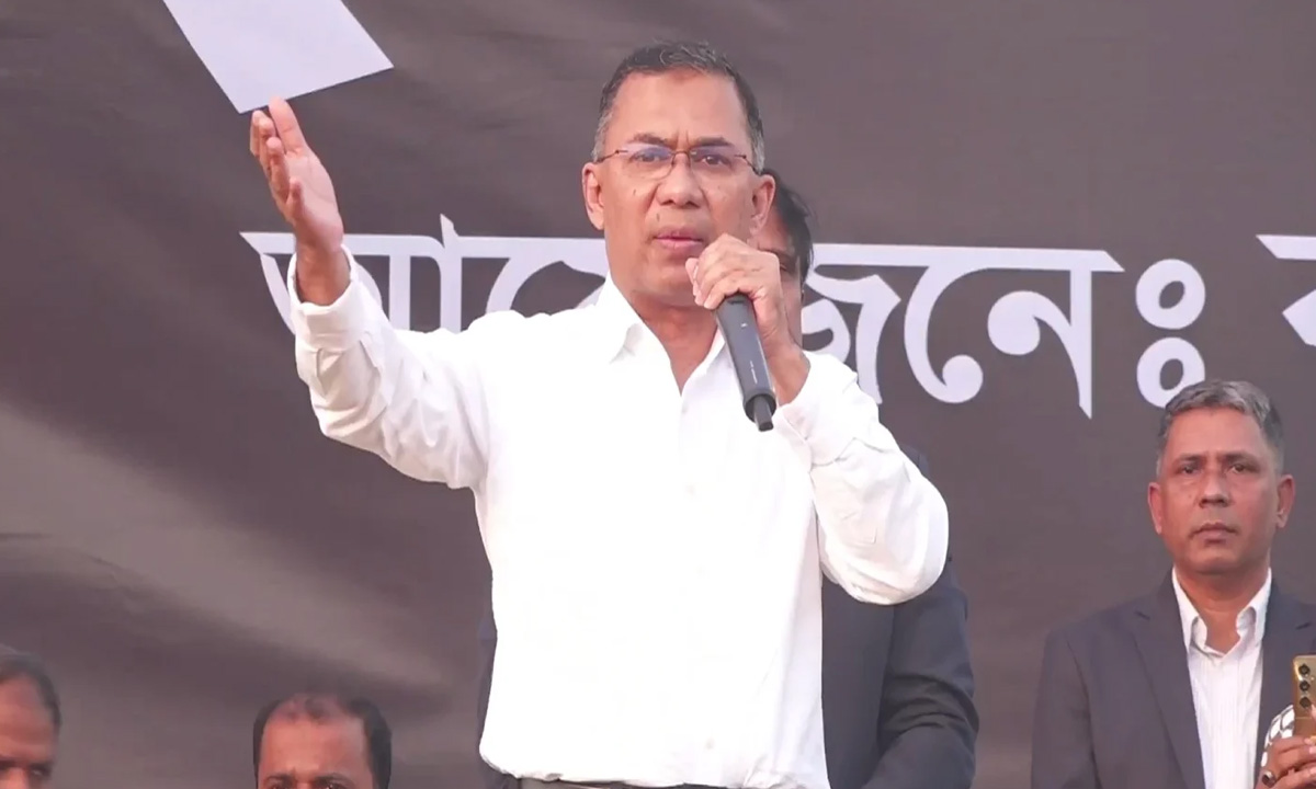 বিএনপির চেয়ারম্যান তারেক রহমান। ছবি- সংগৃহীত