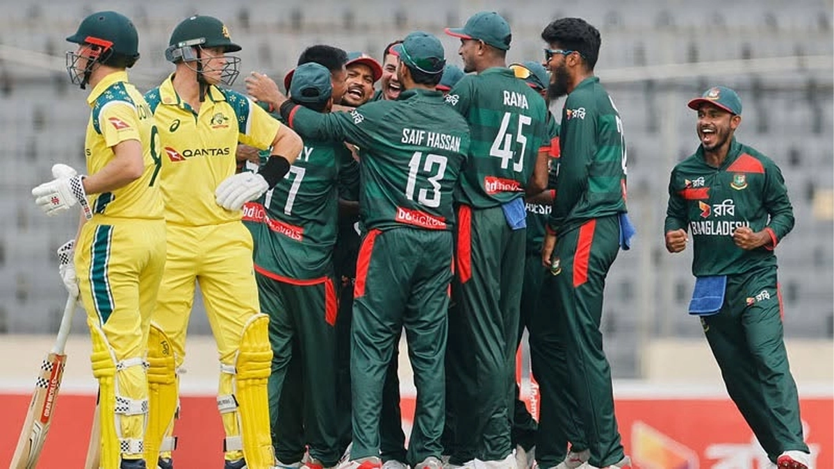 অস্ট্রেলিয়াকে সিরিজ হারিয়েছে বাংলাদেশ। ছবি : সংগৃহীত