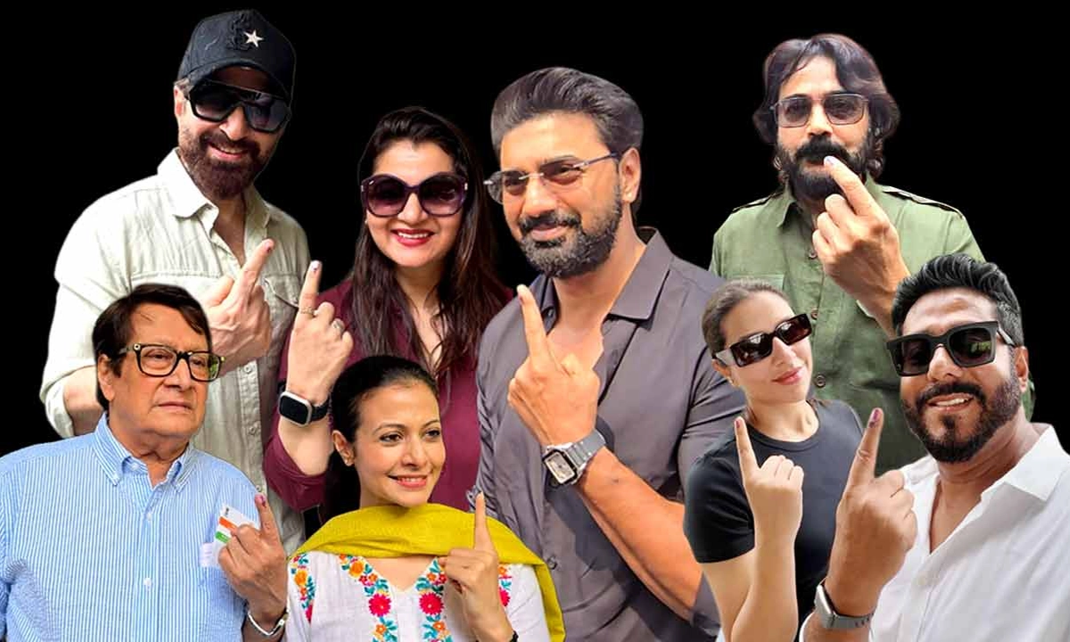 গণতন্ত্রের উৎসবে টলিউড। ছবি : সংগৃহীত
