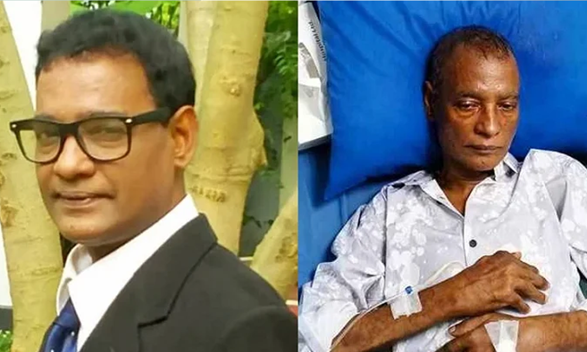 কৌতুক অভিনেতা তারিকুজ্জামান তপন।  ছবি : সংগৃহীত