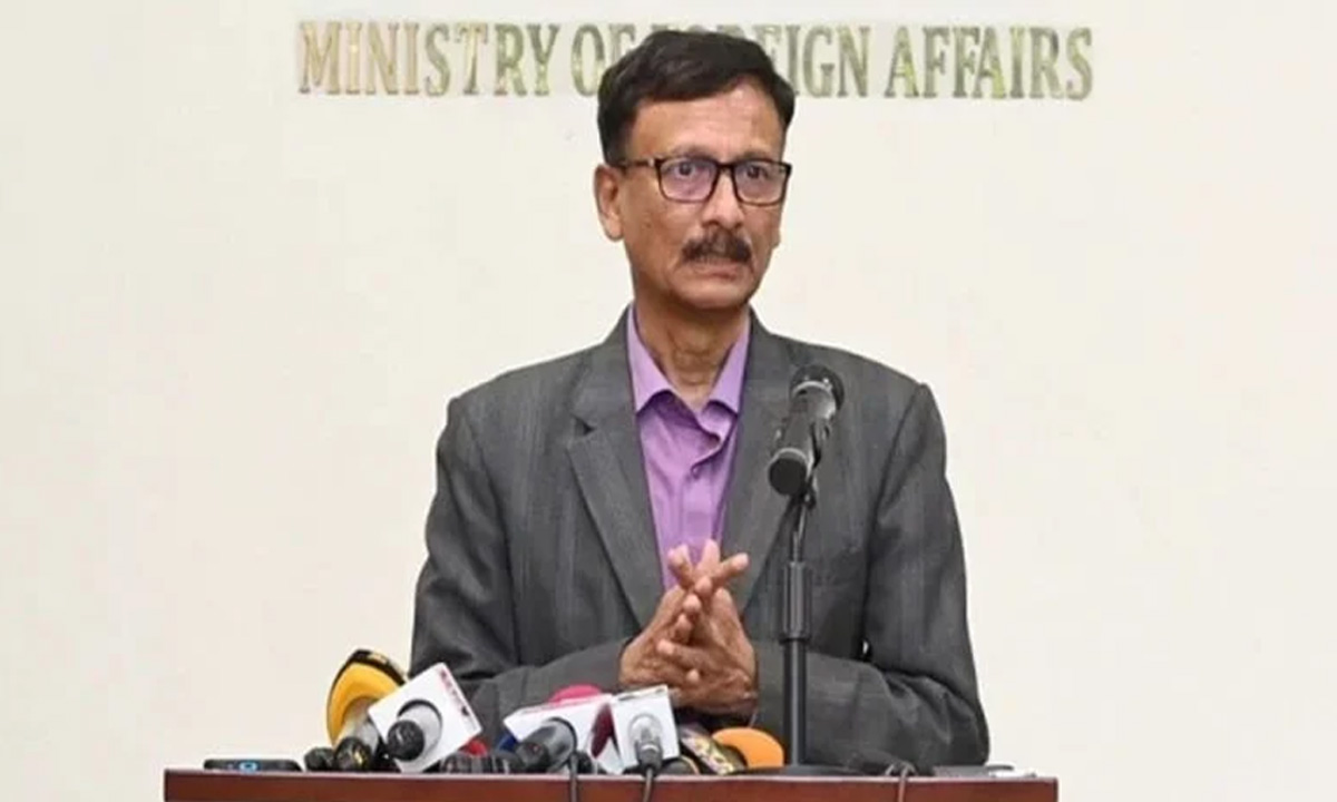 পররাষ্ট্র উপদেষ্টা মো. তৌহিদ হোসেন। ছবি- সংগৃহীত