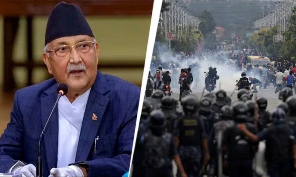 নেপালে বিক্ষোভ, প্রধানমন্ত্রীর পদত্যাগ। ছবি- সংগৃহীত