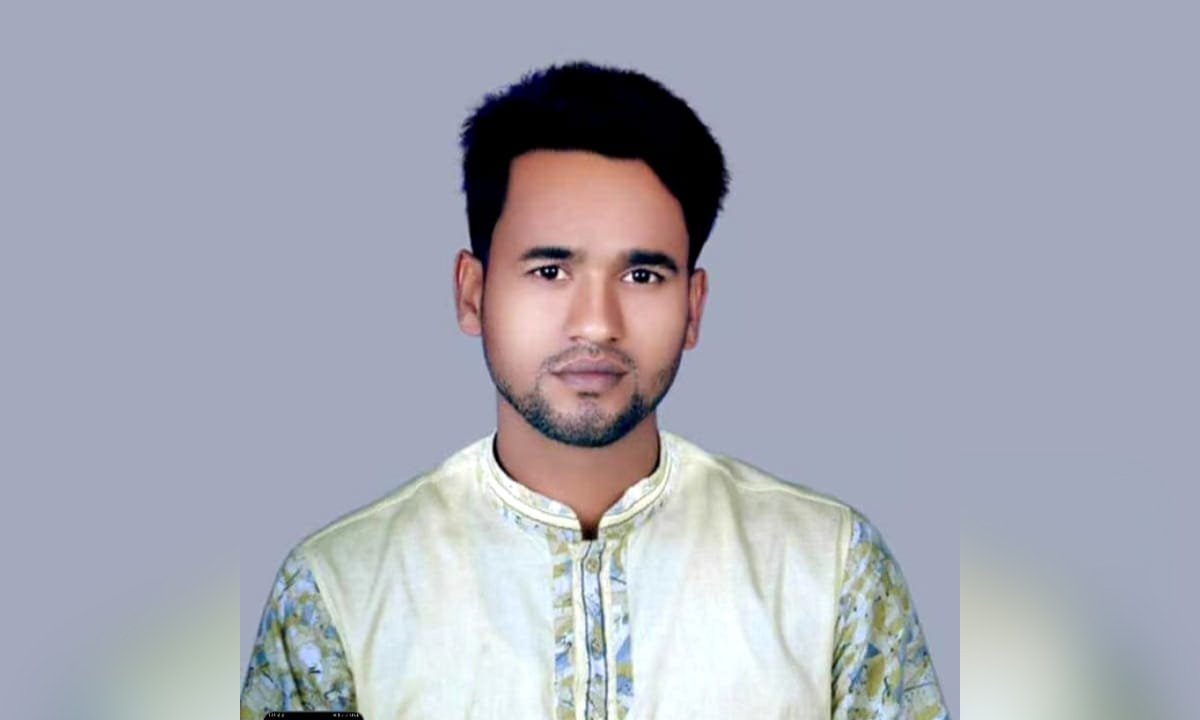 ইউনিয়ন ছাত্রদলের সভাপতি নজরুল ইসলাম। ছবি- রূপালী বাংলাদেশ