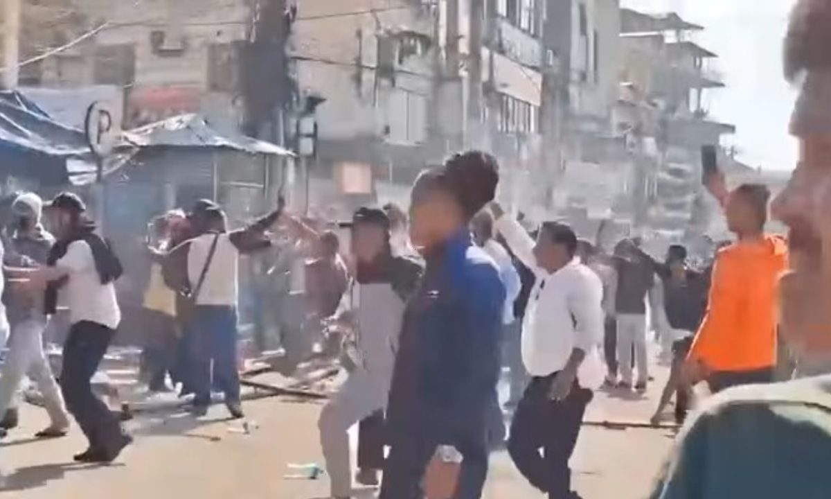 সংঘর্ষের ছবি। সংগৃহীত