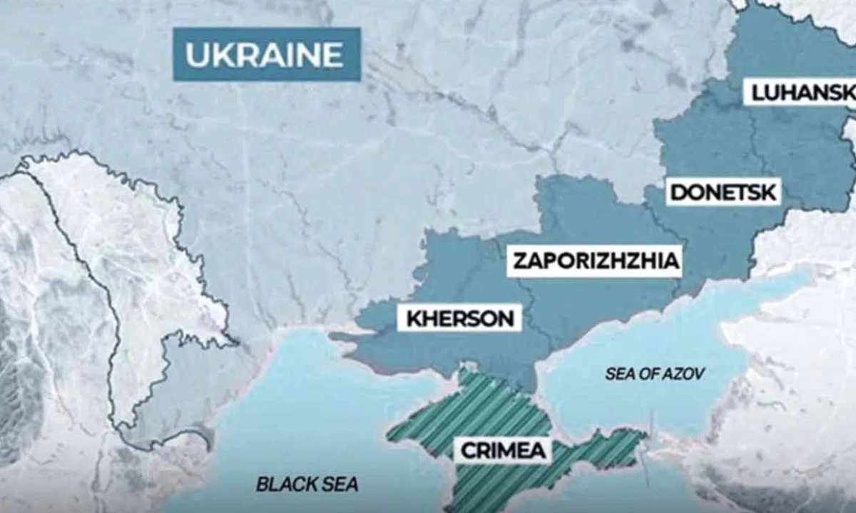 মানচিত্রে ইউক্রেন। ছবি- সংগৃহীত