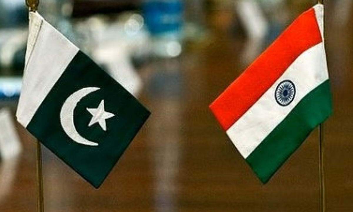 পাকিস্তান ভারতের পতাকা। ছবি- সংগৃহীত