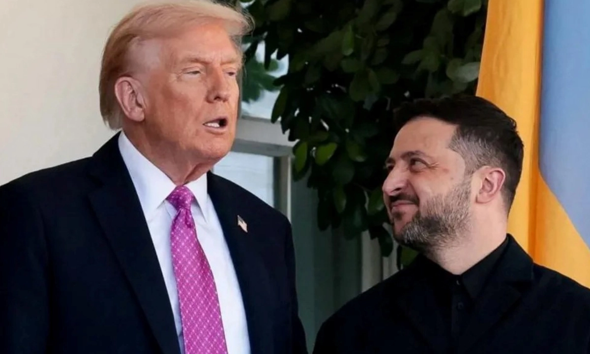 ট্রাম্প ও জেলেনস্কি। ছবি- সংগৃহীত