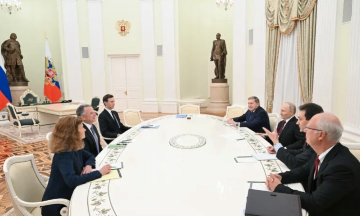 পুতিনের সঙ্গে ট্রাম্পের প্রতিনিধিদের সংলাপ। ছবি- সংগৃহীত