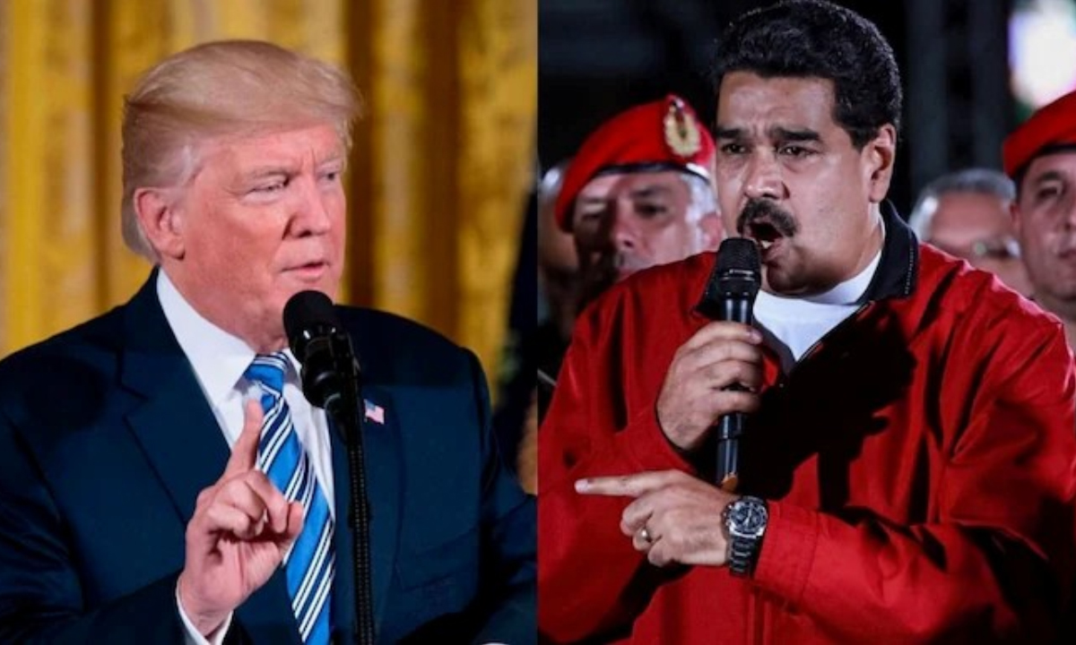 ট্রাম্প ও মাদুরো। ছবি- সংগৃহীত