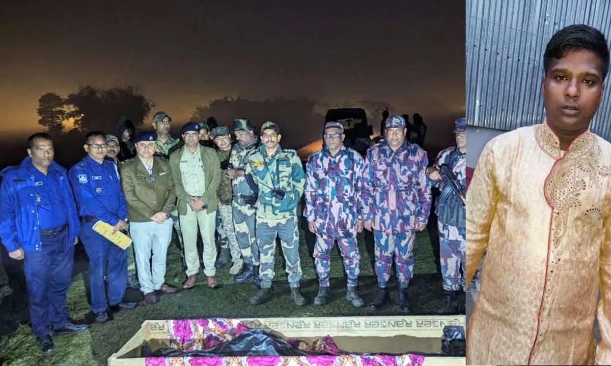 বিএসএফের গুলিতে নিহত সবুজ। ছবি: রূপালী বাংলাদেশ