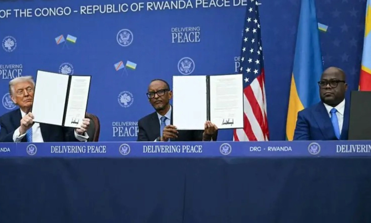 শান্তিচুক্তি স্বাক্ষর অনুষ্ঠান। ছবি- সংগৃহীত