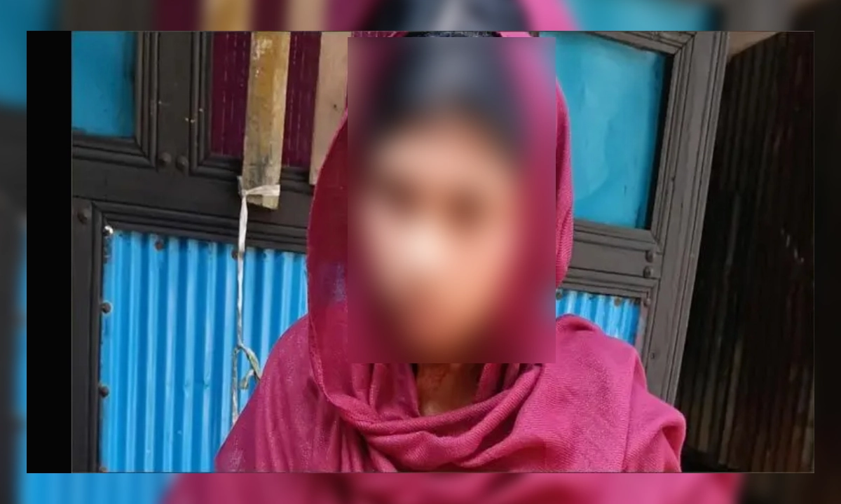 গৃহকর্মী আয়েশা। ছবি- সংগৃহীত