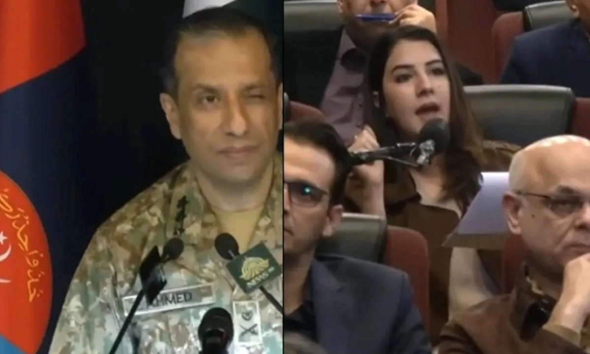 ‘চোখ মারার’ ছবি। - ভাইরাল ভিডিও থেকে সংগৃহীত