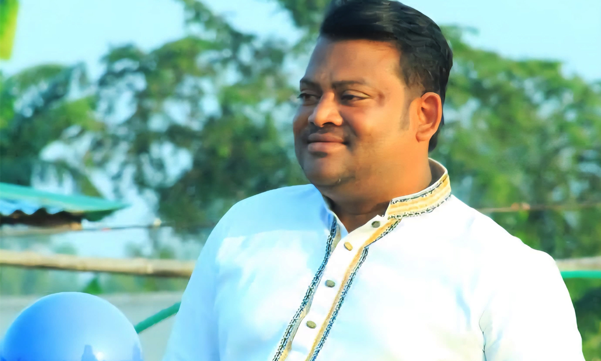অষ্টগ্রাম উপজেলা ছাত্রদলের আহ্বায়ক তিতুমীর হোসেন। ছবি : রূপালী বাংলাদেশ