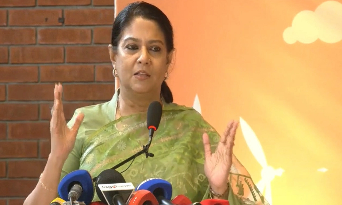 পরিবেশ, বন ও জলবায়ু পরিবর্তন এবং পানি সম্পদ মন্ত্রণালয়ের উপদেষ্টা সৈয়দা রিজওয়ানা হাসান। ছবি- সংগৃহীত