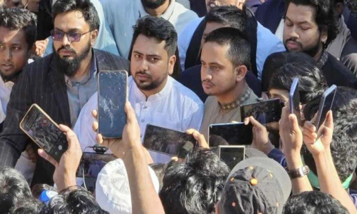 জাতীয় নাগরিক পার্টির (এনসিপি) আহ্বায়ক নাহিদ ইসলাম। ছবি- সংগৃহীত