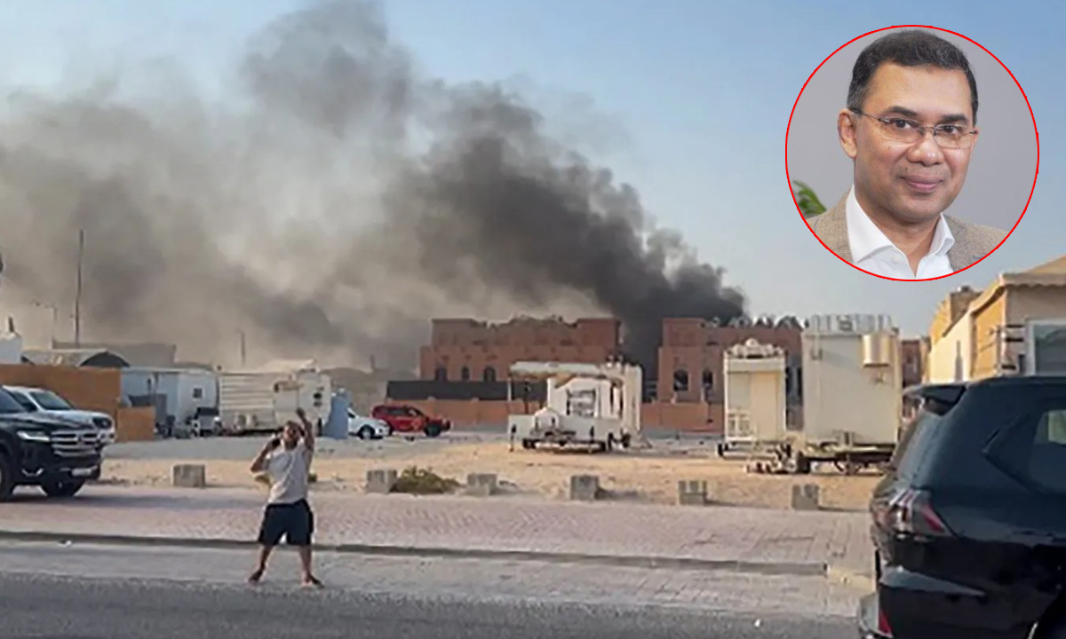 কাতারে ইসরায়েলি হামলায় তারেক রহমানের উদ্বেগ। ছবি- সংগৃহীত