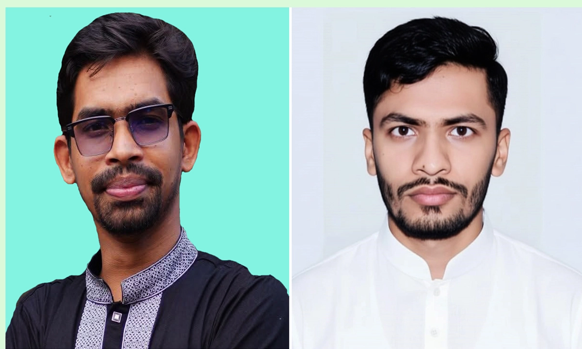 নেয়ামত উল্লাহ নিরব ও আশিক। ছবি: রূপালী বাংলাদেশ