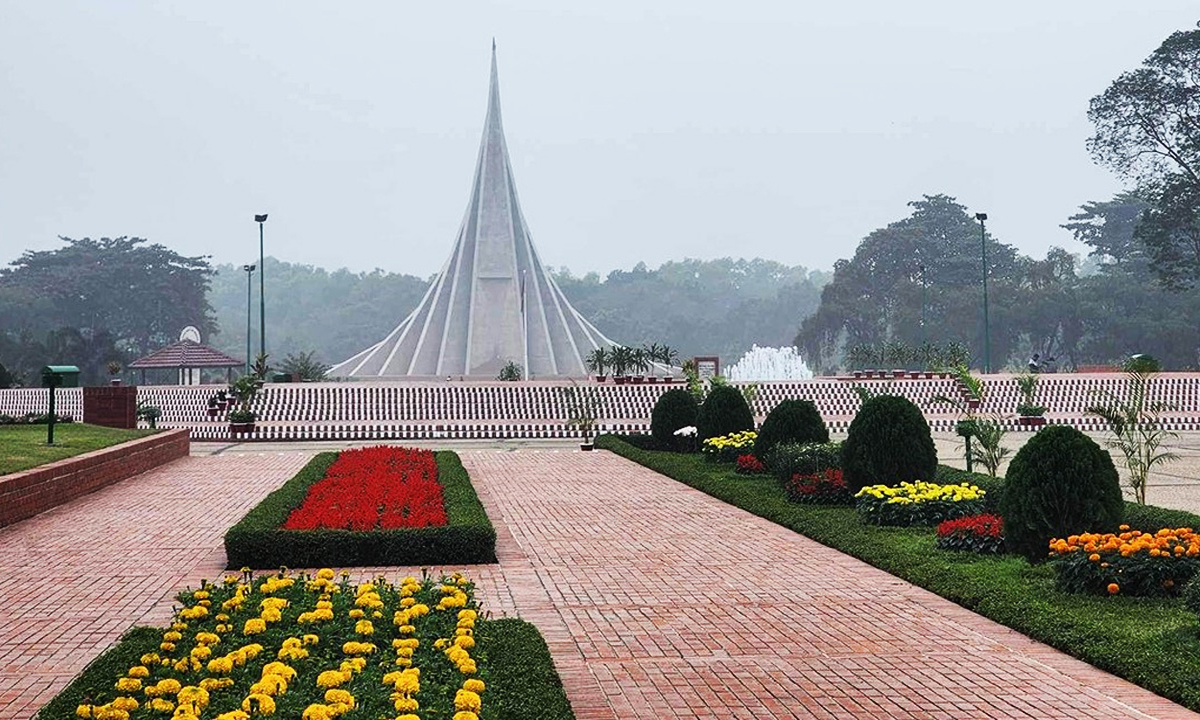 জাতীয় স্মৃতিসৌধ। ছবি : রূপালী বাংলাদেশ