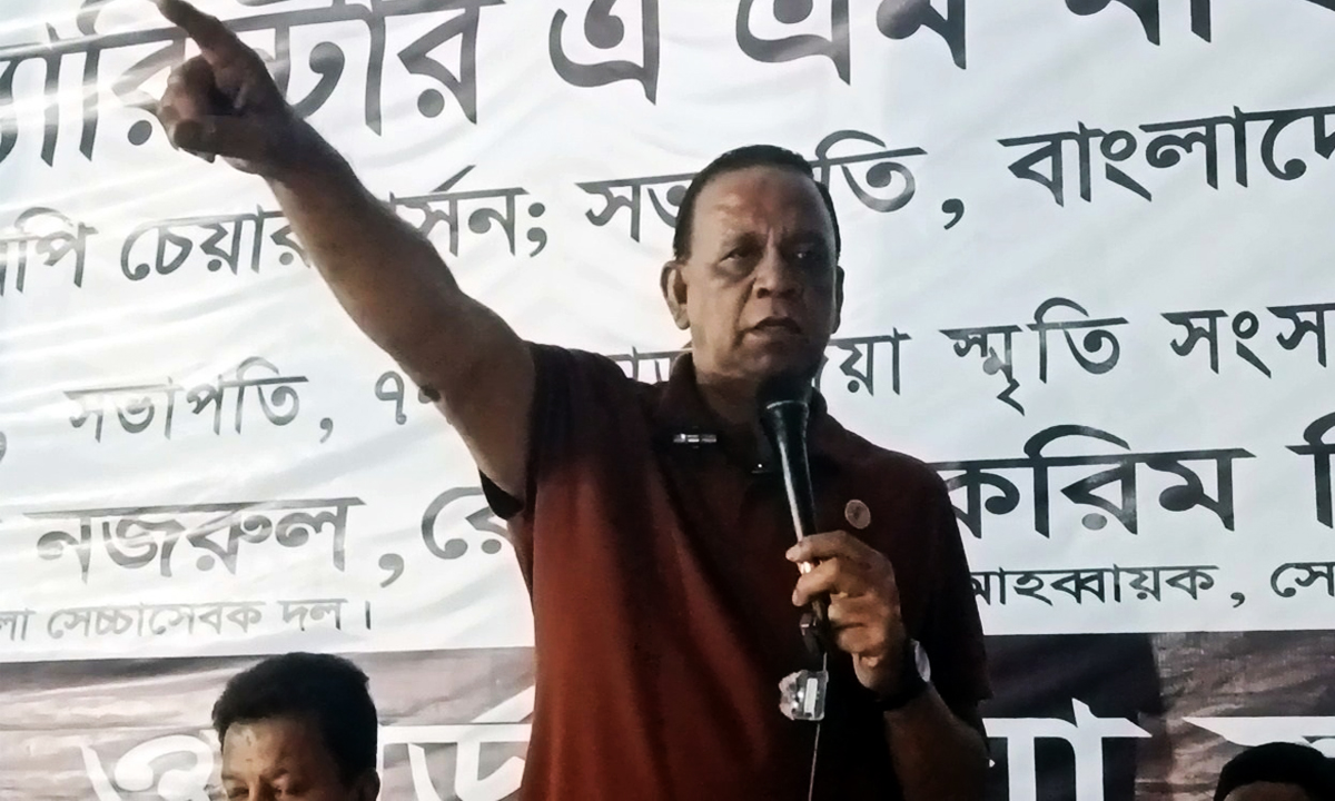 বিএনপি প্রার্থী এ এম মাহবুব উদ্দিন খোকন। ছবি : রূপালী বাংলাদেশ