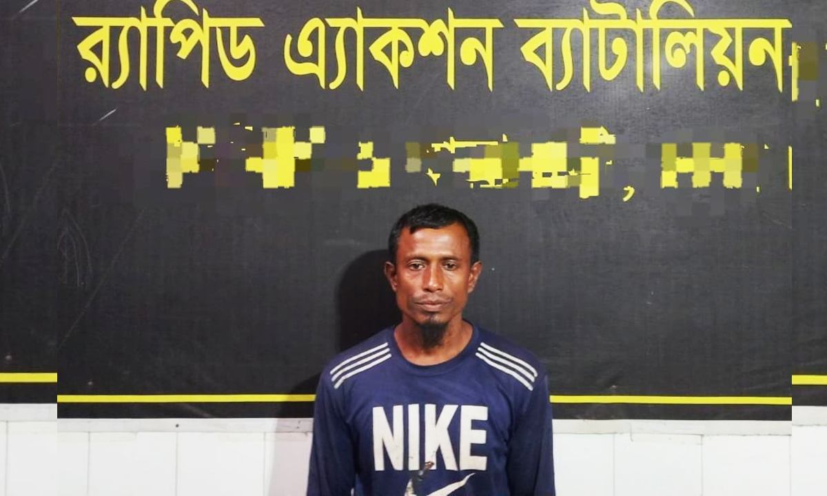 আসামি মো. ফেরদৌস শেখ। ছবি: রূপালী বাংলাদেশ