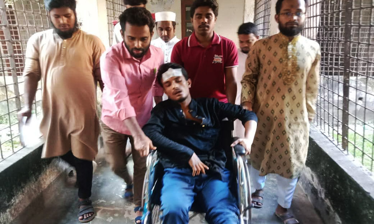 বোরহানউদ্দিন উপজেলা পূর্ব শাখার শিবির সভাপতি মো. রোমান। ছবি: রূপালী বাংলাদেশ