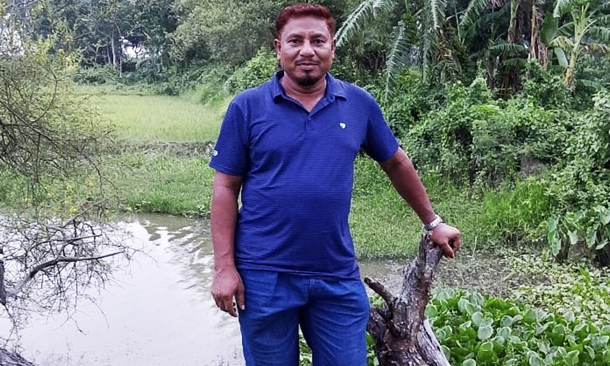 নিহত পুলিশ সদস্য আক্তারুজ্জামান। ছবি : রূপালী বাংলাদেশ