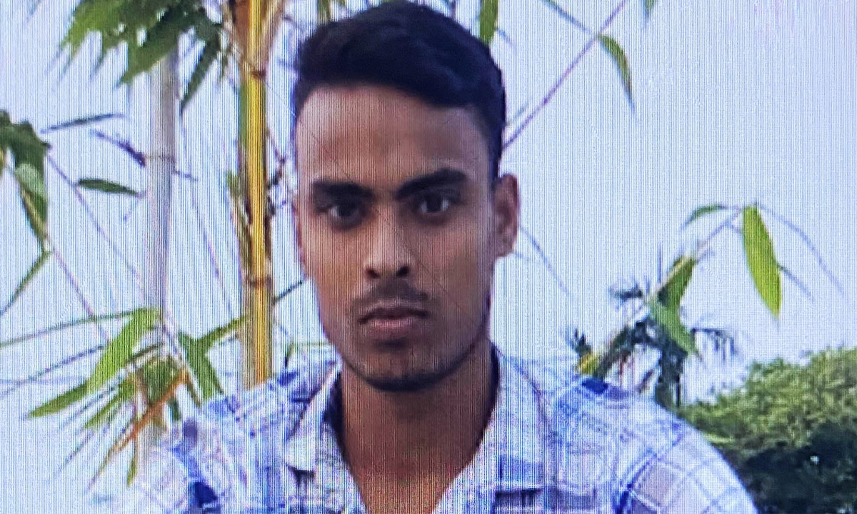 নিহত যুবক আহমেদ জুবায়ের। ছবি- রূপালী বাংলাদেশ