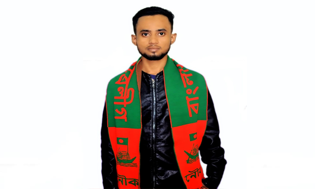 নিষিদ্ধ ছাত্রলীগ নেতা হামিদুল ইসলাম খান সোহাগ। ছবি : রূপালী বাংলাদেশ