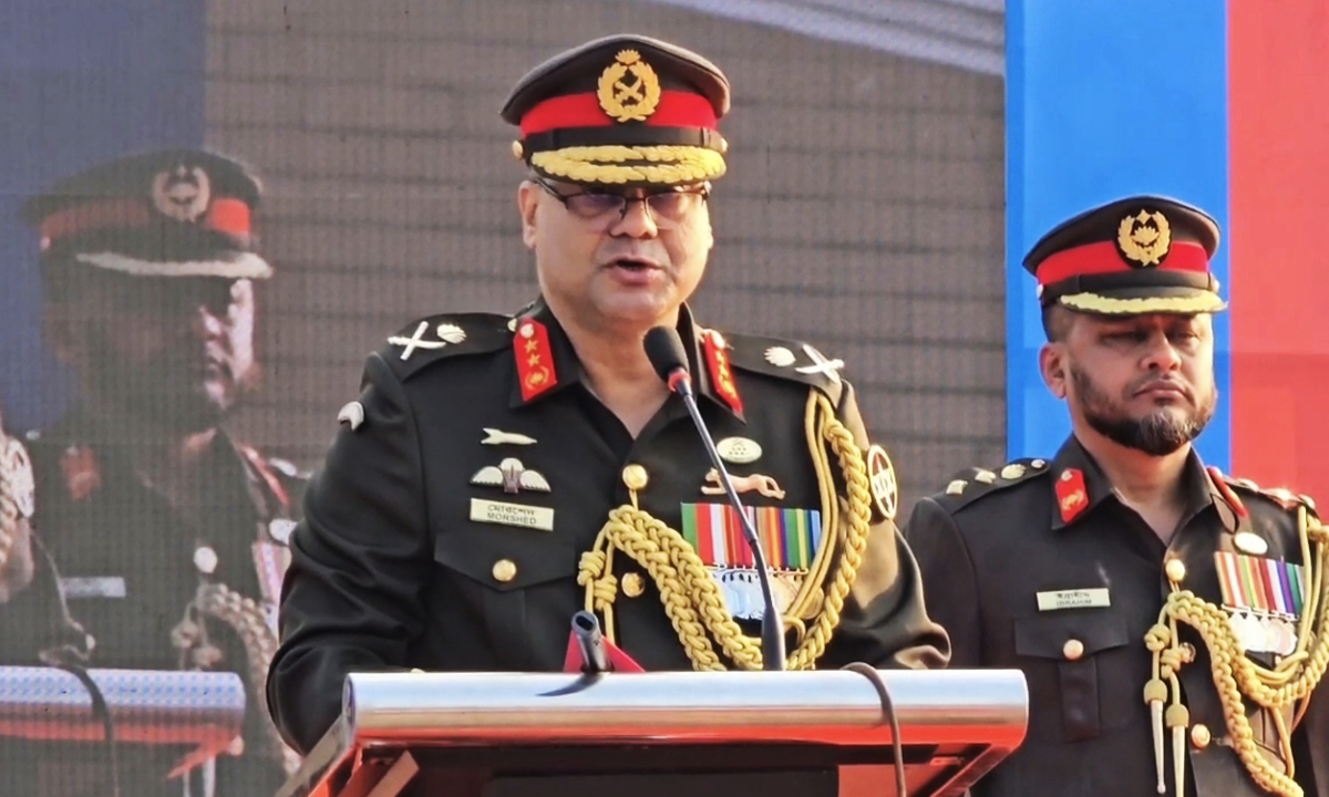 সশস্ত্র বাহিনী দিবস পালন। ছবি: রূপালী বাংলাদেশ