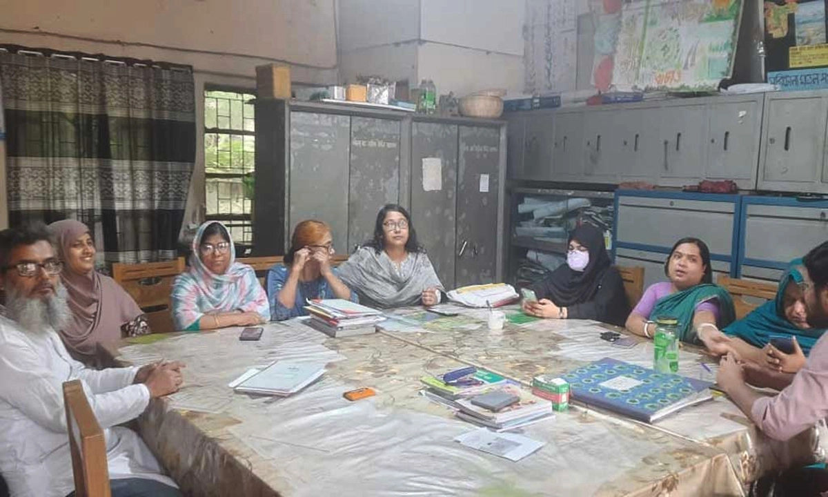 প্রাথমিক শিক্ষকদের কর্মবিরতি পালন। ছবি- সংগৃহীত