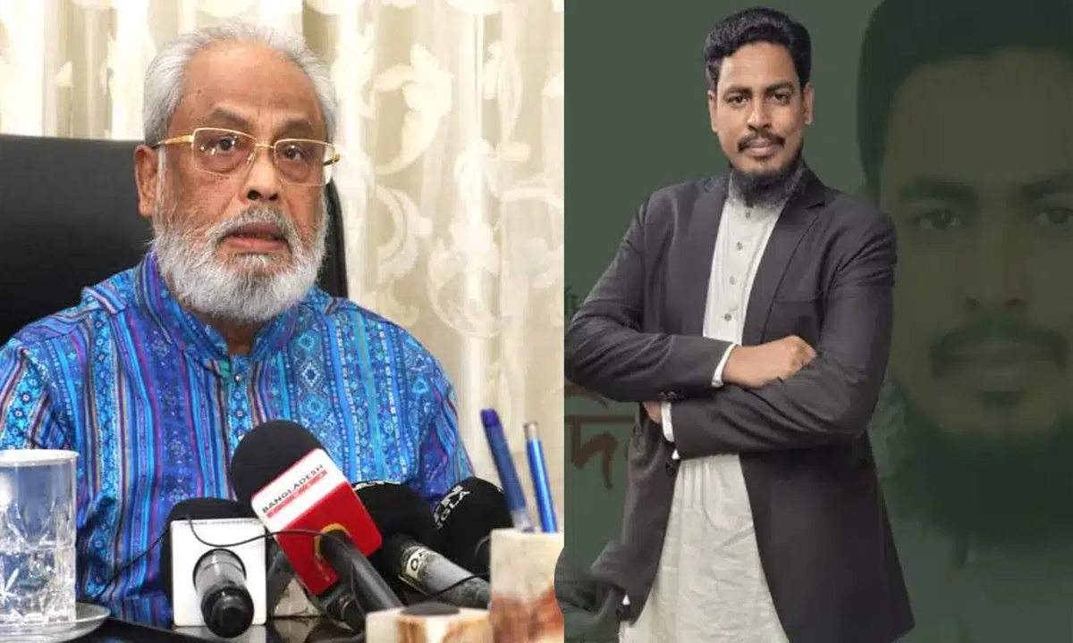 জাতীয় পার্টির চেয়ারম্যান জি এম কাদের ও এনসিপির সদস্য সচিব আখতার হোসেন। ছবি: সংগৃহীত