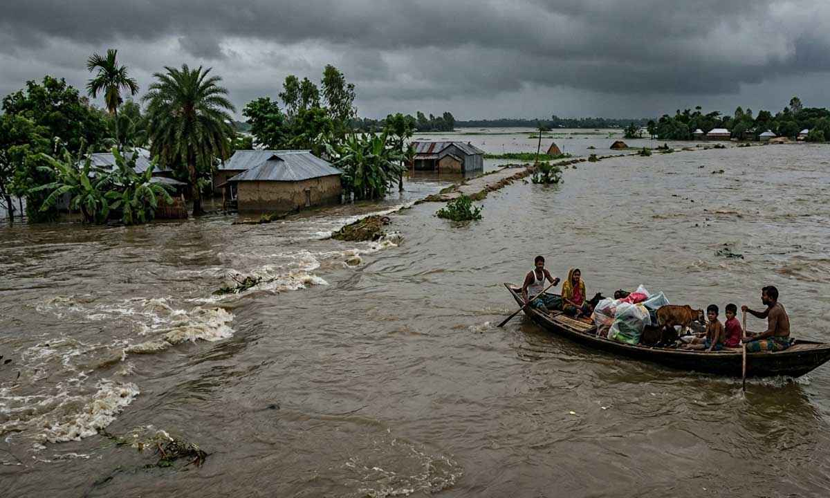 উত্তরাঞ্চলে বন্যার শঙ্কা, বাড়তে পারে নদীর পানি