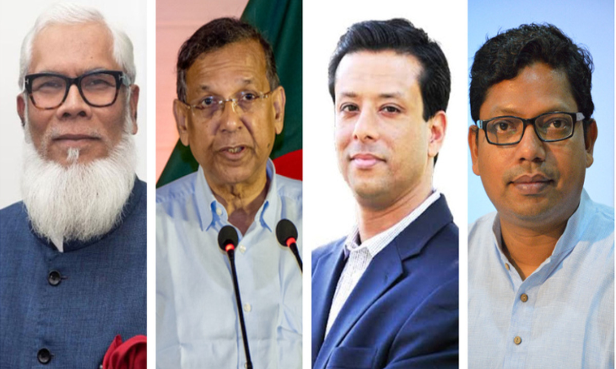 সালমান এফ রহমান, আনিসুল হক, সজীব ওয়াজেদ জয় ও জুনাইদ আহমেদ পলক। ছবি- সংগৃহীত