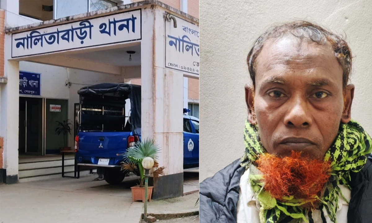 অভিযুক্ত ইসলাম উদ্দিন। ছবি : রূপালী বাংলাদেশ