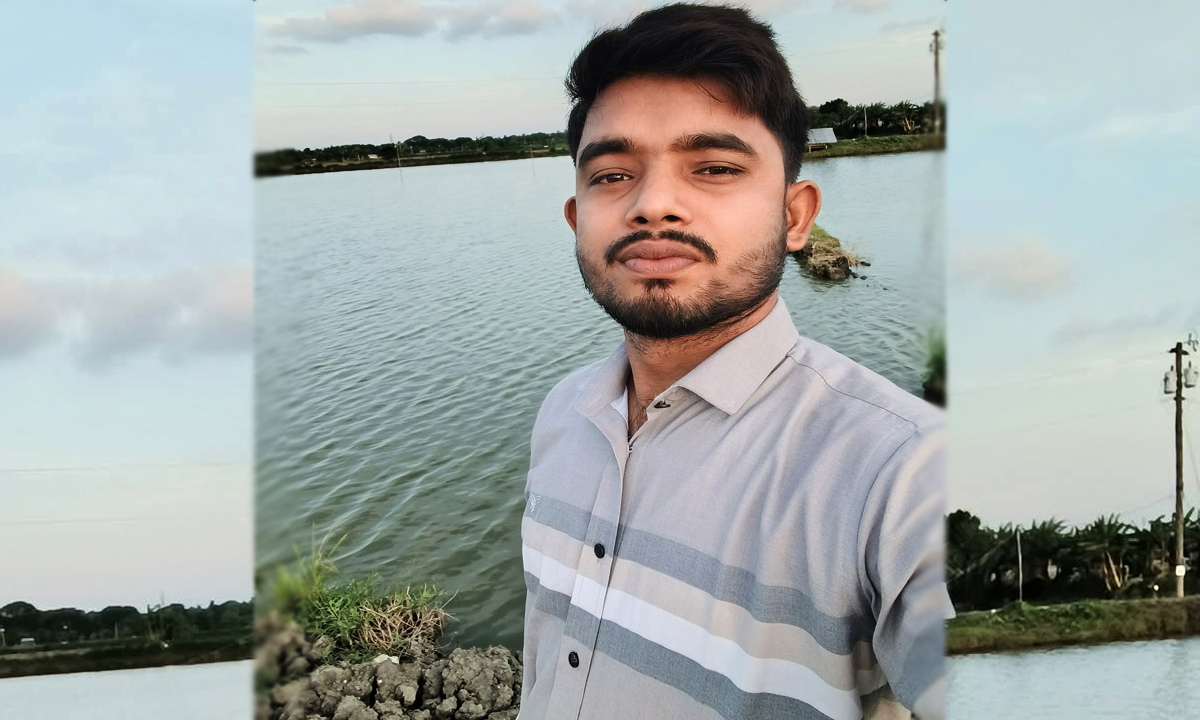 পুত্র মেহেদী হাসান সবুজ। ছবি : রূপালী বাংলাদেশ