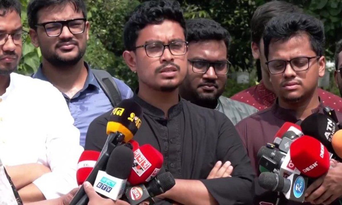 ডাকসুর নবনির্বাচিত ভিপি মো. আবু সাদিক। ছবি- সংগৃহীত