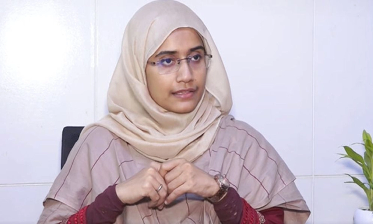 জাতীয় নাগরিক পার্টির (এনসিপি) জ্যেষ্ঠ যুগ্ম আহ্বায়ক সামান্তা শারমিন। ছবি- সংগৃহীত