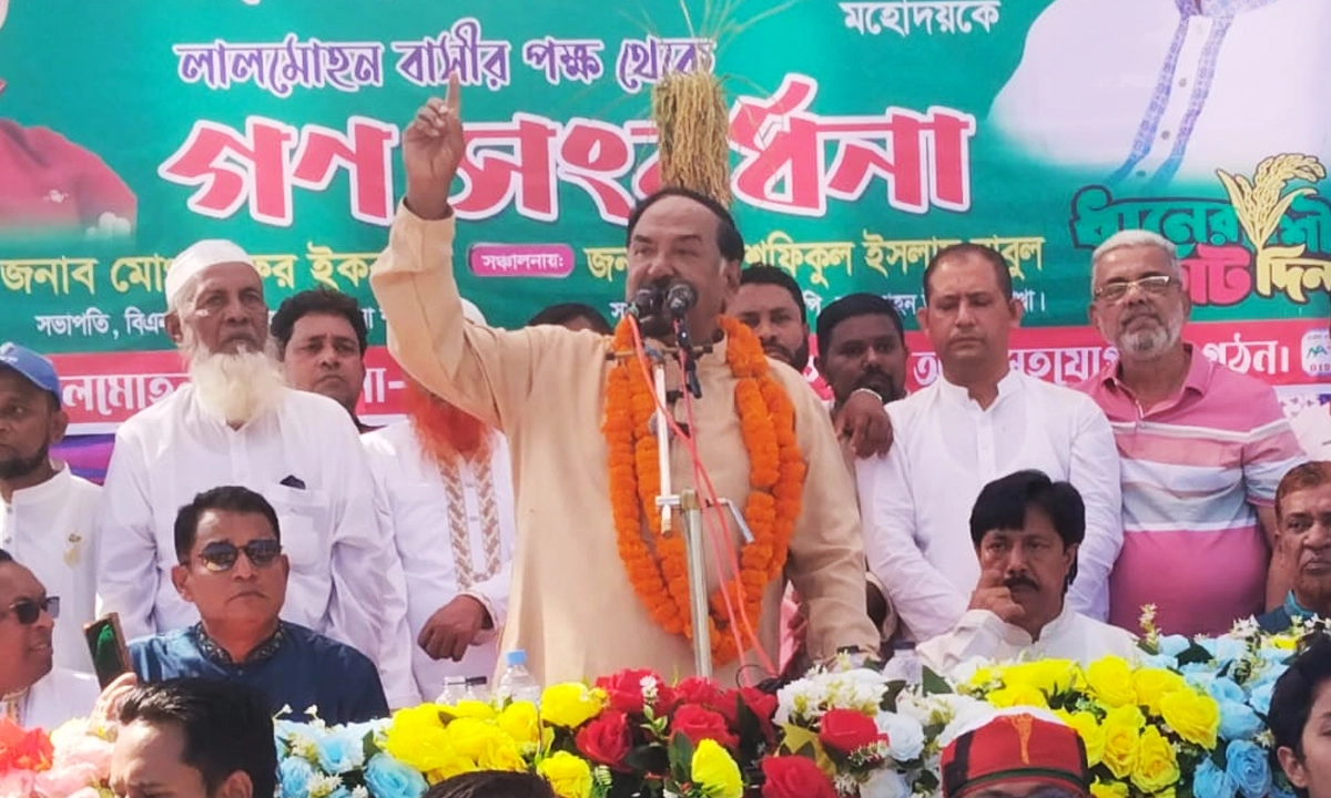 বিএনপির স্থায়ী কমিটির সদস্য মেজর অব. হাফিজ উদ্দিন আহমেদ। ছবি:  রূপালী বাংলাদেশ