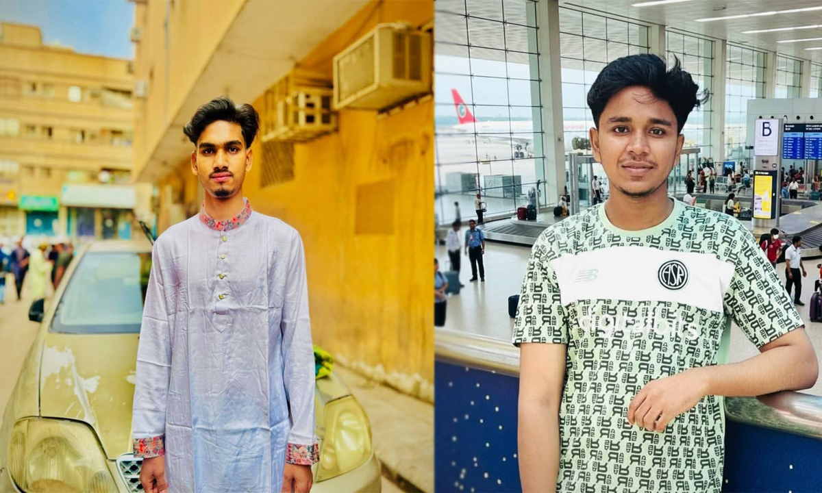 নিখোঁজ রোমান ও মেহেদী। ছবি: রূপালী বাংলাদেশ