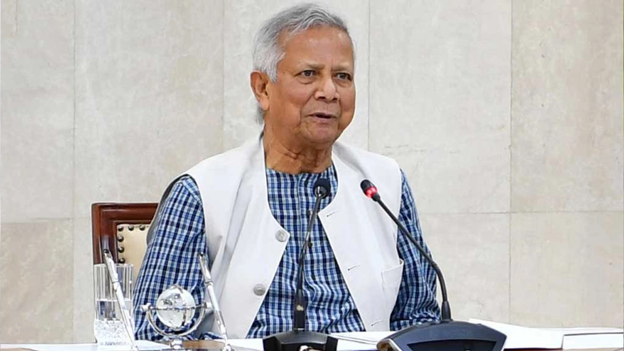 প্রধান উপদেষ্টা অধ্যাপক মুহাম্মদ ইউনূস। ছবি- সংগৃহীত