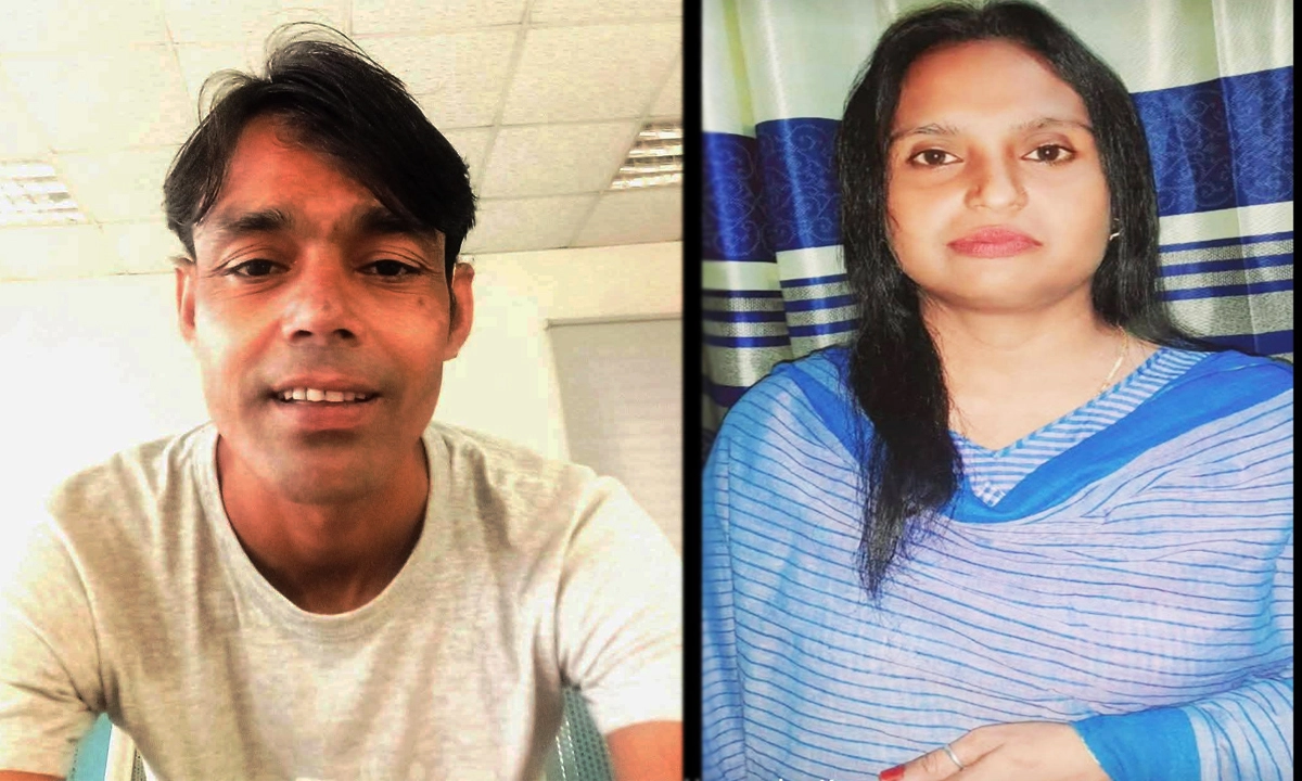 দালাল দম্পতি জহিরুল ইসলাম সিলন ও নুর নাহার কনা। ছবি:  রূপালী বাংলাদেশ