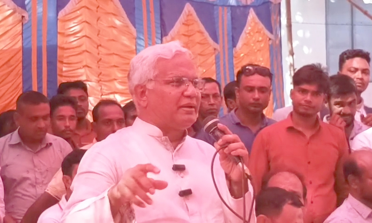 বিএনপির স্থায়ী কমিটির সদস্য ডা. এ জেড এম জাহিদ হোসেন। ছবি:  রূপালী বাংলাদেশ